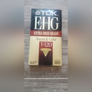 TDK E-HG T-120 Extra High Grade VHS